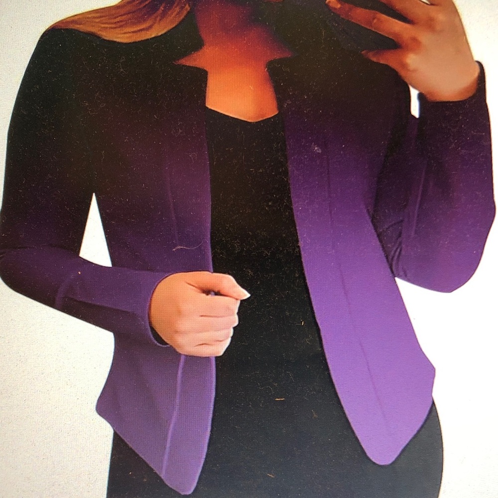 Chic Purple Women's Blazer
